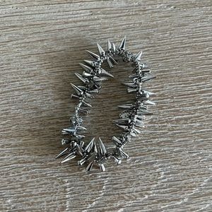 Stella & Dot Renegade Stretch Bracelet Silver Finish